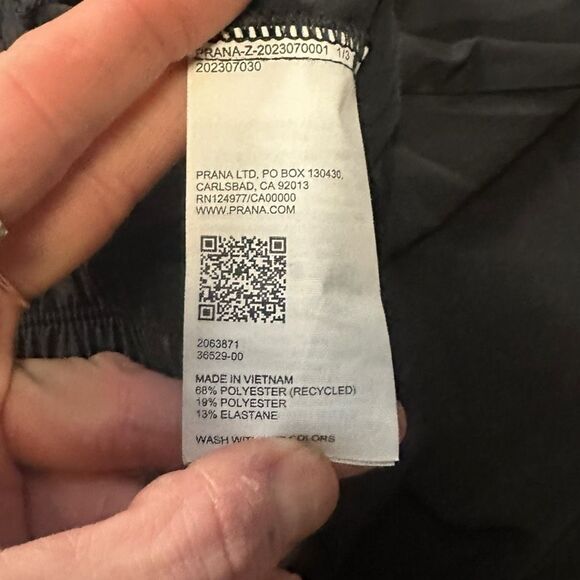 PRANA Women’s Black Railay Pant Size Medium - Picture 8 of 9